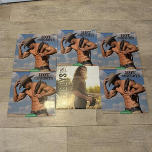Calendars One Size Brown Blue Hot Cowboys 2024 Calendar